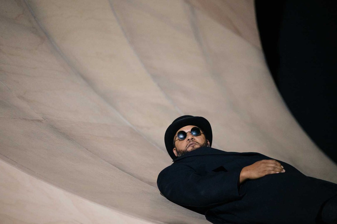 Brandon J. Dirden as Pozzo in Jamie Lloyd&rsquo;s production of Waiting for Godot at the Hudson Theatre, 2025