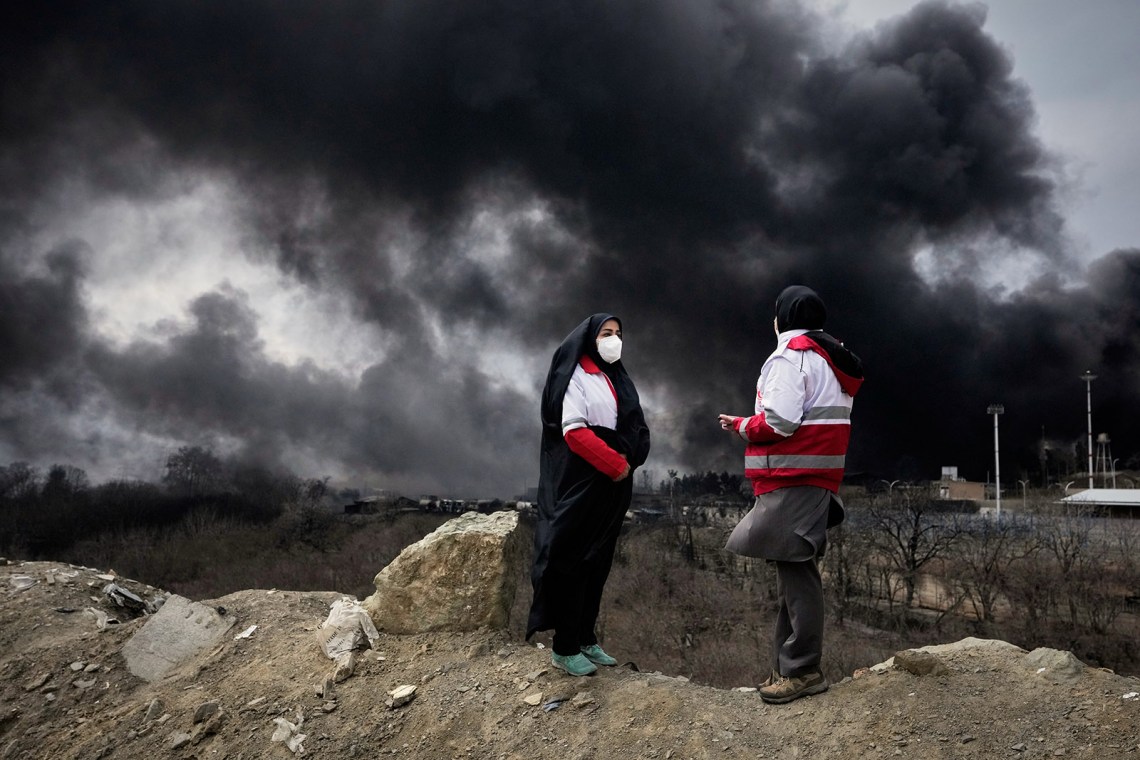 Women from the Iranian Red Crescent Society, Tehran
