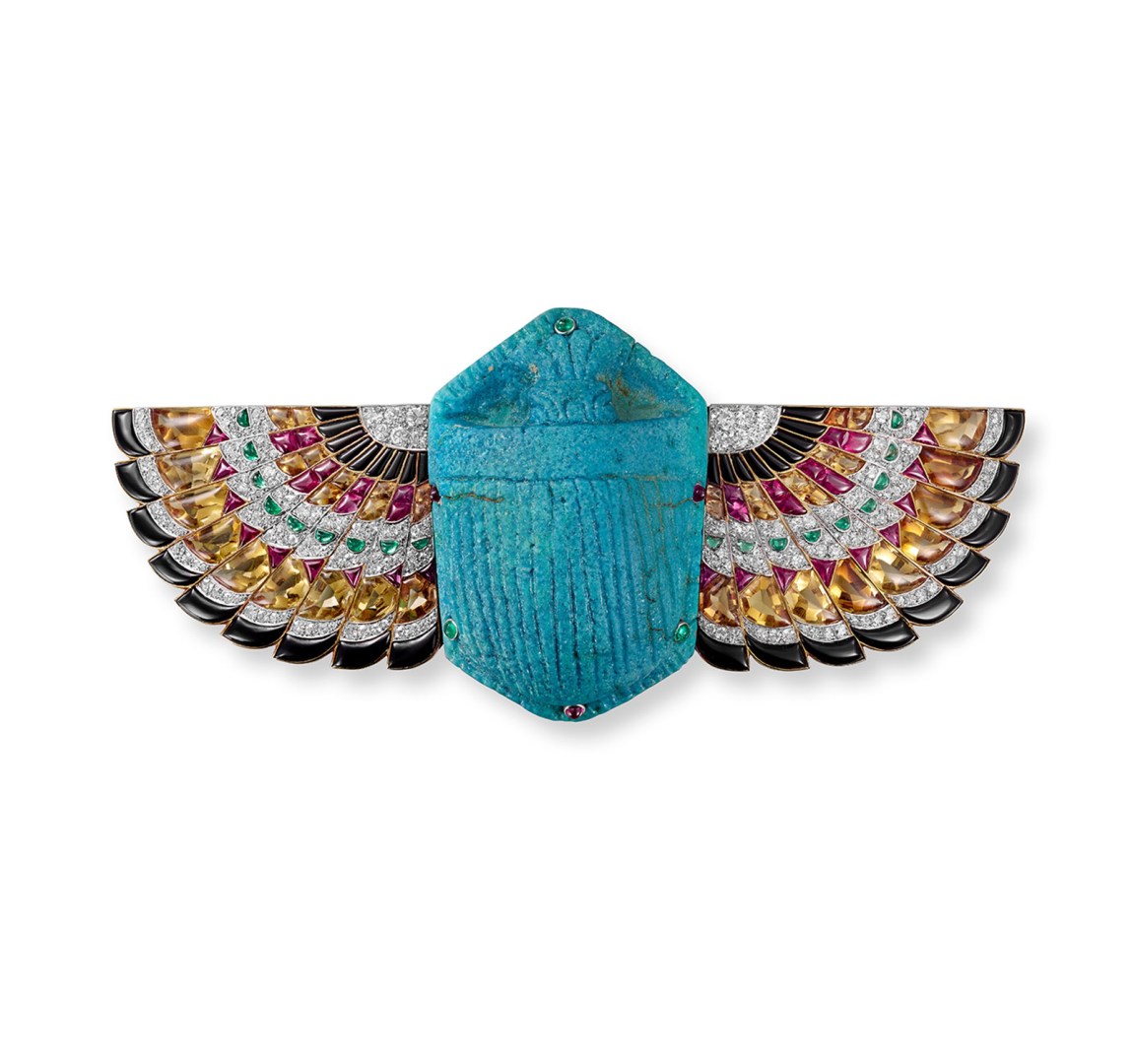 Scarab brooch, Cartier